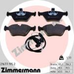 ZIMMERMANN set placute frana, frana disc ZIMMERMANN 21677.195. 2