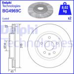 DELPHI Disc frana DELPHI BG4969C (BG4969C)