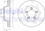 DELPHI Disc frana DELPHI BG9165C (BG9165C)