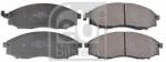 Febi Bilstein set placute frana, frana disc FEBI BILSTEIN 170665 (170665)