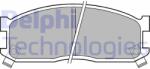 DELPHI set placute frana, frana disc DELPHI LP530 (LP530)