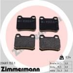 ZIMMERMANN set placute frana, frana disc ZIMMERMANN 20687.155. 1 (20687.155.1)