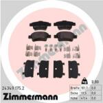 ZIMMERMANN set placute frana, frana disc ZIMMERMANN 24349.175. 2 (24349.175.2)