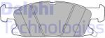 DELPHI set placute frana, frana disc DELPHI LP3241 (LP3241)