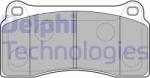 DELPHI set placute frana, frana disc DELPHI LP2113 (LP2113)