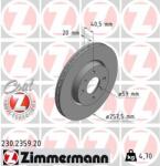 ZIMMERMANN Disc frana ZIMMERMANN COAT Z 230.2359. 20 (230.2359.20)
