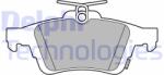 DELPHI set placute frana, frana disc DELPHI LP3600 - automobilus