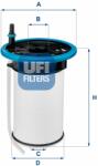 UFI filtru combustibil UFI 26.052. 00 - automobilus