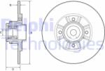 DELPHI Disc frana DELPHI BG9114RS (BG9114RS) - automobilus