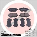 ZIMMERMANN set placute frana, frana disc ZIMMERMANN 24073.165. 1 (24073.165.1)