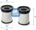 UFI filtru combustibil UFI 26.047. 00 (26.047.00) - automobilus