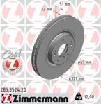ZIMMERMANN Disc frana ZIMMERMANN COAT Z 285.3524. 20 (285.3524.20)
