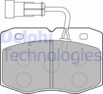DELPHI set placute frana, frana disc DELPHI LP1776 (LP1776)