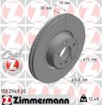ZIMMERMANN Disc frana ZIMMERMANN COAT Z 150.2949. 20 (150.2949.20)