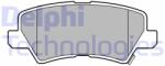 DELPHI set placute frana, frana disc DELPHI LP3665 (LP3665)
