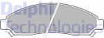 DELPHI set placute frana, frana disc DELPHI LP2037 (LP2037)
