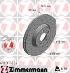 ZIMMERMANN Disc frana ZIMMERMANN SPORT Z 610.3706. 52 (610.3706.52)