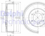 DELPHI Tambur frana DELPHI BF461 (BF461)