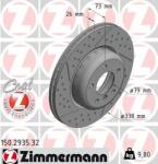 ZIMMERMANN Disc frana ZIMMERMANN FORMULA F 150.2935. 32 (150.2935.32)