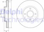 DELPHI Disc frana DELPHI BG4569C (BG4569C) - automobilus