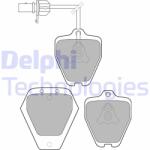 DELPHI set placute frana, frana disc DELPHI LP1760