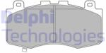 DELPHI set placute frana, frana disc DELPHI LP3631 (LP3631)