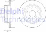 DELPHI Disc frana DELPHI BG4946C (BG4946C) - automobilus