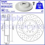 DELPHI Disc frana DELPHI BG9322C (BG9322C) - automobilus