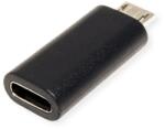 Roline Адаптер Roline 12.99. 3192, от USB Micro B(м) към USB Type-C(ж), черен (12.99.3192)