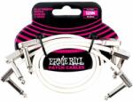 Ernie Ball 6386 Flat Ribbon 30 cm fehér patchkábel szett - hangszerplaza