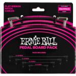 Ernie Ball 6224 Flat Ribbon Pedal Board Pack fekete patchkábel szett
