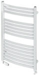 Radeco Enzo K íves törülközőszárító radiátor 630X715 mm, fehér AK2-600/EL (ENZ071063916GD0000000)