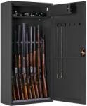 Artemisz ® Minőségi fegyverszekrény kulcsos zárral - 10db vadászfegyver tárolására (273370-10KBM) - fegyverszekreny