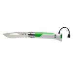 Opinel Briceag Opinel N°08 Inox Outdoor Fluo Green, lama 8.5cm - 002319 (002319)