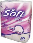 Sano Hartie igienica Sano Soft White, 2 straturi, 40 role
