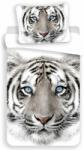 Jerry Fabrics Lenjerie de pat Tigru alb - Albă / gri | 140 x 200 cm / 70 x 90 cm (18BS326-JF) Lenjerie de pat