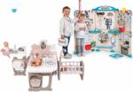 Smoby Set căsuță pentru păpușă Large Doll's Play Center Natur D'Amour Baby Nurse Smoby și valiză medicală cu anatomia corpului uman (SM220376-9) Papusa