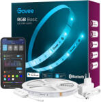 Govee Banda LED Govee H615A RGB, 5m, Sincronizare Muzica, Wifi si Bluetooth, Alexa , Google Asistant (H615A) - rovo