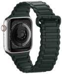DuxDucis Accesoriu smartwatch DuxDucis Magnetic Silicone Armor compatibila cu Apple Watch 4/5/6/7/8/SE/Ultra 42/44/45/49mm Verde (6934913035467)
