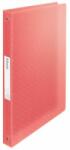 ESSELTE Gyűrűs könyv, 4 gyűrű, 25 mm, A4, PP, ESSELTE "Colour`Breeze", korall (E628437) - tutitinta