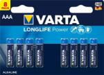 VARTA Elem, AAA mikro, 8 db, VARTA "Longlife Power (VEHEAAA8) - tutitinta