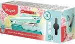 Maped Tűzõgép, 24/6, 26/6, 25 lap, MAPED "Universal Metal Half-Strip Pastel", pasztell türkiz (IMA354301) - tutitinta