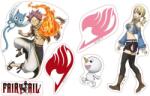 Abysse Corp Set de autocolante ABYstyle Animation: Fairy Tail - Natsu & Lucy (ABYDCO507)
