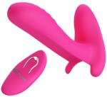 Pretty Love Stimulator Cuplu Remote Control 12 Moduri Vibratii Silicon USB Roz Vibrator