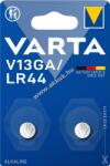 VARTA Professional Electronics LR44 (V13GA) 1, 5V 2db/csomag gombelem alkáli-mangán