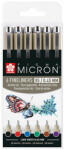 Sakura Pigma Micron 05 műszaki rajztoll készlet - 6 db, alap színek (POXSDK056A)