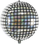 Partydeco Fólia gömb lufi 16" 40cm Orbz, Disco gömb (LUFI770151)