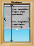 Redőnydiszkont 2. Tetőtéri roletta - Fényzáró, alupigmentált, rugós mozgatással - 120 cm magasságig (rd221700)