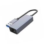 Basekit Adaptor USB 3.0 la Ethernet RJ45 Gigabit, Basekit USH116, Space Grey (TD-USH116)
