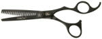 Olivia Garden Foarfeca de filat 35 dinti eur 6.35 inch SilkCut Black (5414343004383)